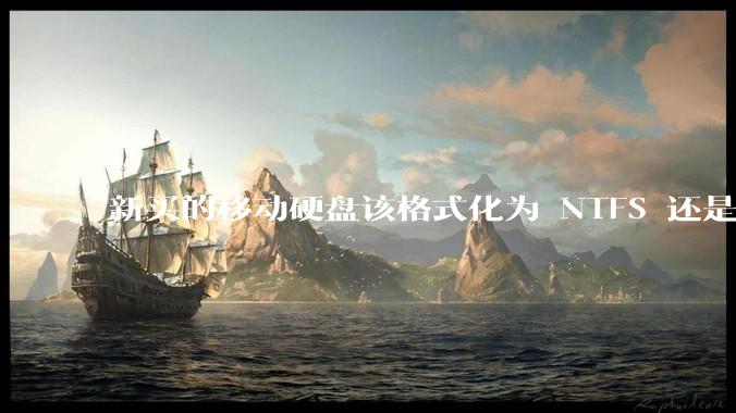 新买的移动硬盘该格式化为 NTFS 还是 exFAT？